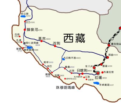 6/21長榮直飛五星西藏南北大環線文化交流考察15日