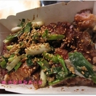 鬪鷄三星蔥腿板燒