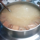 半邊圓米粉湯香菇肉粥