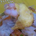 泡蛋蝦泡菜蝦蛋年糕(士林夜市)