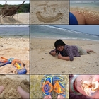 小琉球蛤板灣沙灘