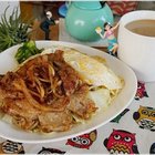 真心，豬排炒麵 X 角落花燒圈