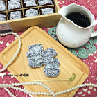 失傳的宮廷點心。紫玉白雪糕。準貴女的宮廷午茶點心