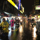 江子翠黃昏市場內的黑白切