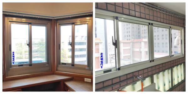 鋁門窗(氣密窗)免拆窗方式施工(圖一)